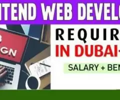 Frontend Web Developer Required in Dubai