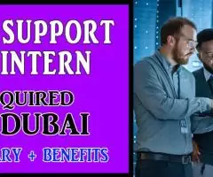 IT Support Intern Required in Dubai