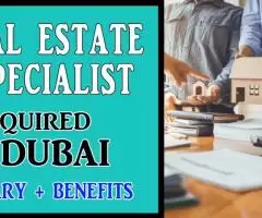 Real Estate Specialist Required in Dubai