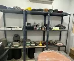 Slotted Angle Steel Shelves