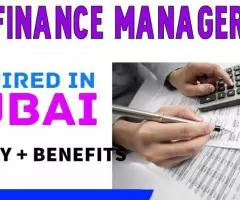 Finance Manager Required in Dubai