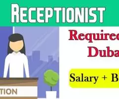 Receptionist Required in Dubai