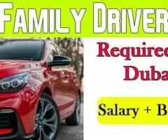 Family Driver Required in Dubai