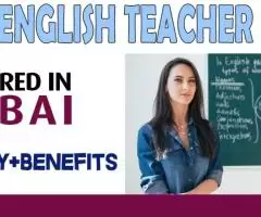 English Teacher Required in Dubai