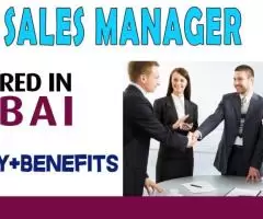 Sales Manager Required in Dubai