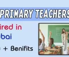 Primary Teachers Required in Dubai