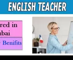 English Teacher Required in Dubai