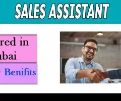 Sales Assistant Required in Dubai