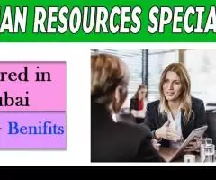 Human Resources Specialist Required in Dubai