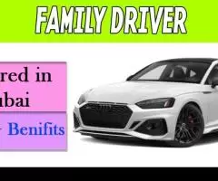 Family Driver Required in Dubai