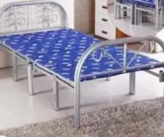 31 Galaxy Design Heavy Duty Metal Build Folding Bed Silver