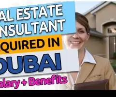 Real Estate Consultant Required in Dubai