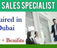 Sales Specialist Required in Dubai