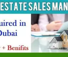 Real Estate Sales Manager Required in Dubai