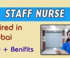 STAFF NURSE Required in Dubai