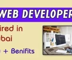 Web Developer Required in Dubai