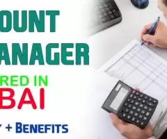 Account Manager Required in Dubai