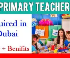 Primary Teacher Required in Dubai