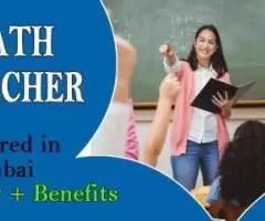 Math Teacher Required in Dubai