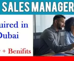 Sales Manager Required in Dubai