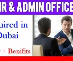 HR & Admin Officer Required in Dubai