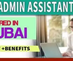 Admin assistant Required in Dubai