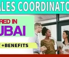 Sales Coordinator Required in Dubai