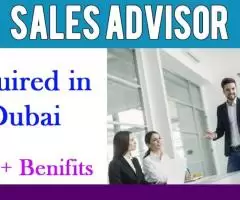 Sales Advisor Required in Dubai