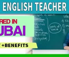 English Teacher Required in Dubai