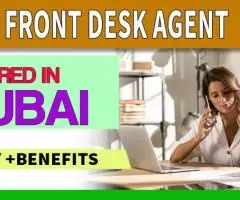 Front Desk Agent Required in Dubai