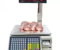 Weighing scale with label printer for sale