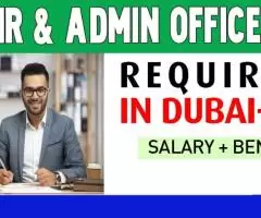 HR & Admin Officer Required in Dubai