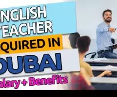 English Teacher Required in Dubai