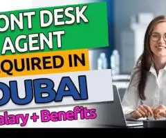 Front Desk Agent Required in Dubai