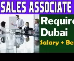 Sales Associate Required in Dubai