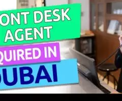 Front Desk Agent Required in Dubai