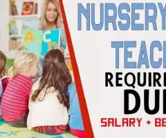 Nursery Teacher Required in Dubai