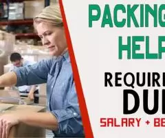 Packing Helper Required in Dubai