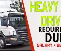 Heavy Driver Required in Dubai