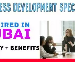 Business Development Specialist Required in Dubai