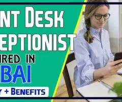 Front Desk Receptionist Required in Dubai