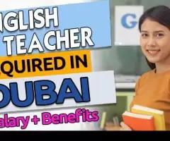 English Teacher Required in Dubai