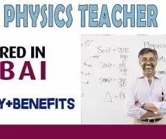 Physics Teacher Required in Dubai