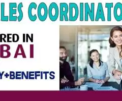 Sales Coordinator Required in Dubai