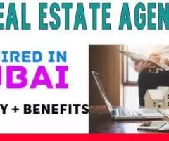 Real Estate Agent Required in Dubai