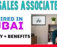 Sales Associate Required in Dubai