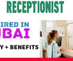 Receptionist Required in Dubai