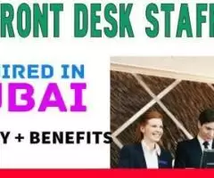 Front Desk Staff Required in Dubai