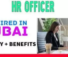 HR Officer Required in Dubai