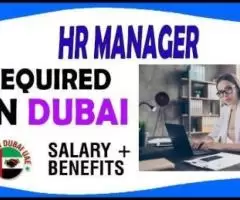 HR Manager Required in Dubai